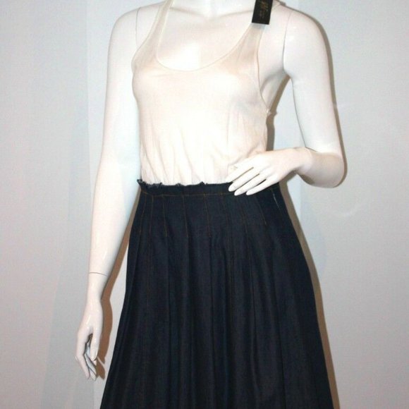 A.B.S Luxury Collection ALLEN SCHWARTZ Denim DRESS - Picture 1 of 2